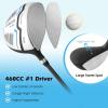 image:imageGoplus Complete Golf Club Set for Men Right Hand Golf Clubs w 460CC 1 Driver 3 Fairway 5 Hybrid 5 6 7 8 9 P amp S Irons Putter 3 Head Covers Golf Stand Bag Rain HoodWhite