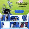 image:imageGoplus Complete Golf Club Set for Men Right Hand Golf Clubs w 460CC 1 Driver 3 Fairway 5 Hybrid 5 6 7 8 9 P amp S Irons Putter 3 Head Covers Golf Stand Bag Rain HoodBlue