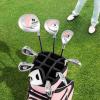 image:imageGoplus Complete Golf Club Set for Women 9 Pieces Golf Clubs with 1 Driver 3 Fairway 4 Hybrid 6 amp 7 amp 8 amp 9 amp P Irons Putter Head Covers Ladies Right Handed9 PCS wCart Bag  Pink