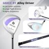 image:imageGoplus Complete Golf Club Set for Women 9 Pieces Golf Clubs with 1 Driver 3 Fairway 4 Hybrid 6 amp 7 amp 8 amp 9 amp P Irons Putter Head Covers Ladies Right Handed9 PCS wCart Bag  Purple