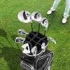 image:imageGoplus Complete Golf Club Set for Women 9 Pieces Golf Clubs with 1 Driver 3 Fairway 4 Hybrid 6 amp 7 amp 8 amp 9 amp P Irons Putter Head Covers Ladies Right Handed9 PCS wCart Bag  Black