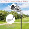 image:imageGoplus Complete Golf Club Set for Women 9 Pieces Golf Clubs with 1 Driver 3 Fairway 4 Hybrid 6 amp 7 amp 8 amp 9 amp P Irons Putter Head Covers Ladies Right Handed9 PCS  Pink