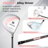 image:imageGoplus Complete Golf Club Set for Women 9 Pieces Golf Clubs with 1 Driver 3 Fairway 4 Hybrid 6 amp 7 amp 8 amp 9 amp P Irons Putter Head Covers Ladies Right Handed9 PCS wCart Bag  Pink