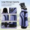 image:imageGoplus Complete Golf Club Set for Women 9 Pieces Golf Clubs with 1 Driver 3 Fairway 4 Hybrid 6 amp 7 amp 8 amp 9 amp P Irons Putter Head Covers Ladies Right Handed9 PCS wCart Bag  Purple