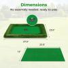 image:imageGoplus Floating Golf Green for Pool Chipping Green Mat wHitting Mat Golf Balls Flag amp Tee for Golf Training Game Golf Putting Mat for Outdoors Backyard WaterRectangle  375 x 255