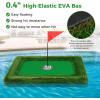 image:imageGoplus Floating Golf Green for Pool Chipping Green Mat wHitting Mat Golf Balls Flag amp Tee for Golf Training Game Golf Putting Mat for Outdoors Backyard WaterRectangle  375 x 255