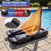 image:imageGoplus Foldable Basketball Hoop 10 FT Stepless Adjustable Basketball Goal System wFillable Base Wheels amp Shatterproof PC Backboard for Adults Indoor Outdoor Portable Basketball Stand for Backyard