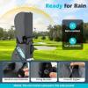 image:imageGoplus Golf Cart Bag Lightweight Portable Golf Bag with 14Way Divider Top 6 Zippered Pockets with Cooler Pocket Rain Hood Adjustable Shoulder Strap for Men WomenGreyBlue