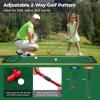 image:imageGoplus Golf Putting Mat Portable Golf Game Set with 2 Adjustable Putters 6 Balls Carrying Bag Indoor amp Outdoor Putting Green Mat for Practice Suits Office Home Backyard
