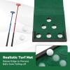 image:imageGoplus Golf Putting Mat Portable Golf Game Set with 2 Adjustable Putters 6 Balls Carrying Bag Indoor amp Outdoor Putting Green Mat for Practice Suits Office Home Backyard