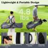 image:imageGoplus Golf Stand Bag Lightweight Golf Club Bag with 8Way Top Dividers Rain Hood 5 Pockets Detachable Dual StrapHandles Portable Golf Carry Bag for Men WomenGrey