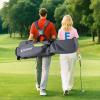 image:imageGoplus Golf Stand Bag Lightweight Golf Club Bag with 8Way Top Dividers Rain Hood 5 Pockets Detachable Dual StrapHandles Portable Golf Carry Bag for Men WomenGrey
