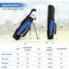 image:imageGoplus Junior Complete Golf Clubs Set for Kids Right Hand Golf Clubs wStand Bag 165CC 3 Fairway 7 amp 9 Irons Putter Head Cover Rain Hood Boys Girls Aged 8101113Blue  Aged 810