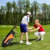 image:imageGoplus Junior Complete Golf Clubs Set for Kids Right Hand Golf Clubs wStand Bag 165CC 3 Fairway 7 amp 9 Irons Putter Head Cover Rain Hood Boys Girls Aged 8101113Orange  Aged 810