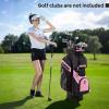 image:imageGoplus Lightweight Golf Cart Bag Molded Lock Top Golf Club Bag w14Way Full Length Organizer Dividers 11 Pockets Cooler Bag Straps Umbrella Holder amp Rain Hood for Men WomenBlackPink