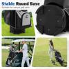 image:imageGoplus Lightweight Golf Cart Bag Molded Lock Top Golf Club Bag w14Way Full Length Organizer Dividers 11 Pockets Cooler Bag Straps Umbrella Holder amp Rain Hood for Men WomenBlackGrey