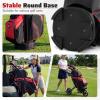 image:imageGoplus Lightweight Golf Cart Bag Molded Lock Top Golf Club Bag w14Way Full Length Organizer Dividers 11 Pockets Cooler Bag Straps Umbrella Holder amp Rain Hood for Men WomenBlackRed