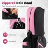 image:imageGoplus Lightweight Golf Cart Bag Molded Lock Top Golf Club Bag w14Way Full Length Organizer Dividers 11 Pockets Cooler Bag Straps Umbrella Holder amp Rain Hood for Men WomenBlackPink