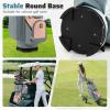 image:imageGoplus Lightweight Golf Cart Bag Molded Lock Top Golf Club Bag w14Way Full Length Organizer Dividers 11 Pockets Cooler Bag Straps Umbrella Holder amp Rain Hood for Men WomenGreyPink