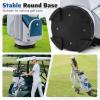 image:imageGoplus Lightweight Golf Cart Bag Molded Lock Top Golf Club Bag w14Way Full Length Organizer Dividers 11 Pockets Cooler Bag Straps Umbrella Holder amp Rain Hood for Men WomenGreyNavy