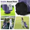 image:imageGoplus Lightweight Golf Cart Bag Molded Lock Top Golf Club Bag w14Way Full Length Organizer Dividers 11 Pockets Cooler Bag Straps Umbrella Holder amp Rain Hood for Men WomenPurpleGrey