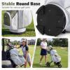 image:imageGoplus Lightweight Golf Cart Bag Molded Lock Top Golf Club Bag w14Way Full Length Organizer Dividers 11 Pockets Cooler Bag Straps Umbrella Holder amp Rain Hood for Men WomenWhiteOlive Green