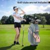image:imageGoplus Lightweight Golf Cart Bag Molded Lock Top Golf Club Bag w14Way Full Length Organizer Dividers 11 Pockets Cooler Bag Straps Umbrella Holder amp Rain Hood for Men WomenGreyPink