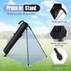 image:imageGoplus Lightweight Golf Stand Bag Sunday Bag for The Driving Range Par 3 and Executive Courses Pitch n Putt Golf Club Carry Bag wShoulder Strap Pocket Bottle Holder for Men WomenGreyBlack