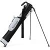image:imageGoplus Lightweight Golf Stand Bag Sunday Bag for The Driving Range Par 3 and Executive Courses Pitch n Putt Golf Club Carry Bag wShoulder Strap Pocket Bottle Holder for Men WomenGreyBlack