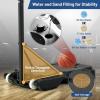 image:imageGoplus Portable Basketball Hoop Basketball Goal w43 FT82 FT Adjustable Height Ball Storage Indoor Outdoor WeatherResistance Basketball Hoop System for Outside Backyard DrivewayBlueBlack