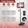 image:imageGoplus Portable Basketball Hoop Basketball Goal w43 FT82 FT Adjustable Height Ball Storage Indoor Outdoor WeatherResistance Basketball Hoop System for Outside Backyard DrivewayRedBlack