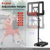 image:imageGoplus Portable Basketball Hoop Outdoor 10FT Basketball Goal w 44 Shatterproof Backboard Easy Adjust Height Fillable Base Free Weight Bag for Teens Adults Driveway Backyard7910FT  6Level