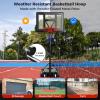 image:imageGoplus Portable Basketball Hoop Outdoor 10FT Basketball Goal w 44 Shatterproof Backboard Easy Adjust Height Fillable Base Free Weight Bag for Teens Adults Driveway Backyard7910FT  6Level