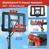image:imageGoplus Portable Basketball Hoop Outdoor 10FT Basketball Goal w 44 Shatterproof Backboard Easy Adjust Height Fillable Base Free Weight Bag for Teens Adults Driveway Backyard7910FT  6Level