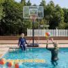 image:imageGoplus Portable Basketball Hoop Outdoor for Adults 5610 FT Adjustable Basketball Hoop Goal System with Shatterproof Backboard Shock Absorbent Rim Fillable Base 2 Wheels for Backyard Driveway