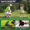 image:imageGoplus Putting Green Mat Portable Golf Game Set with 2 Adjustable Putters 6 Balls Carrying Bag Golf Putting Mat for Party Practice Home Backyard