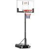 image:imageGoplus Basketball Hoop Outdoor Portable 337FT10FT Adjustable Basketball Goal System wShatterproof PC Backboard Wheels for Adults in Pool Driveway Backyard337 FT  BlackWhite