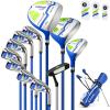 image:imageGoplus Complete Golf Club Set for Men Right Hand Golf Clubs w 460CC 1 Driver 3 Fairway 5 Hybrid 5 6 7 8 9 P amp S Irons Putter 3 Head Covers Golf Stand Bag Rain HoodBlue