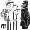 9 PCS w/Cart Bag  Black
