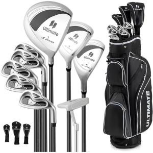 image:imageGoplus Complete Golf Club Set for Women 9 Pieces Golf Clubs with 1 Driver 3 Fairway 4 Hybrid 6 amp 7 amp 8 amp 9 amp P Irons Putter Head Covers Ladies Right Handed9 PCS wCart Bag  Black