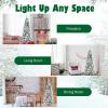image:imageGoplus 7FT PreLit Snow Flocked Christmas Tree Artificial Hinged Xmas Tree W 450 LED Lights Foldable Metal Stand and 1116 Branch Tips Fake Snow Flocked Tree for Indoor Home Office Party DecorationWhite