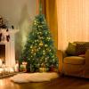 image:imageGoplus 9ft Artificial Prelit Christmas Tree Premium Spruce Hinged Tree with 700 LED Lights and Solid Metal Stand ULCertified Transformer4ft 6in