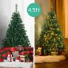 image:imageGoplus 9ft Artificial Prelit Christmas Tree Premium Spruce Hinged Tree with 700 LED Lights and Solid Metal Stand ULCertified Transformer4ft 6in