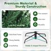 image:imageGoplus 9ft Artificial Prelit Christmas Tree Premium Spruce Hinged Tree with 700 LED Lights and Solid Metal Stand ULCertified Transformer7ft 6in
