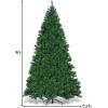 image:imageGoplus 9ft Artificial Prelit Christmas Tree Premium Spruce Hinged Tree with 700 LED Lights and Solid Metal Stand ULCertified Transformer9 ft  700 Lights