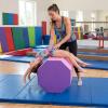 image:imageGoplus 245 x 26 Octagon Gymnastics Mat Skill Shape Tumbling Mat wWaterproof Zippered Cover amp Thick Filling Somersault Backbend Trainer for Cheerleading amp Martial ArtsPurple