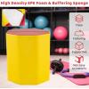 image:imageGoplus 245 x 26 Octagon Gymnastics Mat Skill Shape Tumbling Mat wWaterproof Zippered Cover amp Thick Filling Somersault Backbend Trainer for Cheerleading amp Martial ArtsYellow
