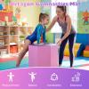 image:imageGoplus 245 x 26 Octagon Gymnastics Mat Skill Shape Tumbling Mat wWaterproof Zippered Cover amp Thick Filling Somersault Backbend Trainer for Cheerleading amp Martial ArtsPurple
