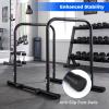 image:imageGoplus Adjustable Dip Bar Heavy Duty Parallette Push Up Stand with 660 LBS Capacity AntiSlip Foam Grips Portable Fitness Workout Dip Station for Home Gym Calisthenics1 Side Locked