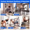 image:imageGoplus Adjustable Dip Bar Heavy Duty Parallette Push Up Stand with 660 LBS Capacity AntiSlip Foam Grips Portable Fitness Workout Dip Station for Home Gym Calisthenics2 Side Locked